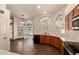 Bright kitchen features wood cabinets, white countertops, stainless appliances, and tile flooring at 608 E Stonebridge Dr, Gilbert, AZ 85234