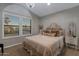 Cozy bedroom featuring a plush bed, neutral tones, and a bright window, creating a serene atmosphere at 630 W Saragosa St, Chandler, AZ 85225