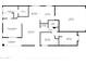 Detailed floor plan illustrating the layout of the home, including dimensions of each room at 742 E Lovegrass Dr, San Tan Valley, AZ 85143