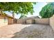 Backyard featuring a shed and fenced in yard at 8532 E San Bruno Dr, Scottsdale, AZ 85258