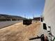 Unfinished backyard with partial mountain views at 9027 S 19Th St, Phoenix, AZ 85042