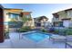 Inviting community hot tub with lounge chairs and manicured landscaping, creating a relaxing environment at 1 Easy St # 17, Carefree, AZ 85377