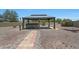 Gazebo with a hot tub, perfect for relaxing and entertaining in the backyard at 26649 S Howard Dr, Sun Lakes, AZ 85248