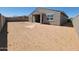 Large backyard featuring plenty of room to add a pool or other custom landscaping at 37194 W La Paz St, Maricopa, AZ 85138