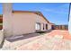 Backyard featuring brick and concrete pavers, and direct access to the house at 5237 W Mountain View Rd, Glendale, AZ 85302