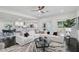Open concept living area flowing into a kitchen with modern appliances and ample seating at 615 E Winter Dr, Phoenix, AZ 85020