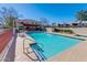 Sparkling community pool with sunshade offering a refreshing escape on hot days at 7300 N Dreamy Draw Dr # 202, Phoenix, AZ 85020