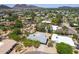 Expansive aerial view of a desert community nestled in a mountain landscape at 851 E Village Circle N Dr, Phoenix, AZ 85022