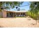 Spacious home backyard featuring desert landscaping, a covered patio at 851 E Village Circle N Dr, Phoenix, AZ 85022