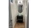 Powder room with designer vessel sink and unique oval mirror at 9070 E Gary Rd # 152, Scottsdale, AZ 85260
