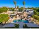 Resort-style backyard with pool, lounge chairs, cabana and a sports court creates a relaxing outdoor oasis at 2661 E Birchwood Pl, Chandler, AZ 85249