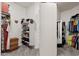 Walk-in closet with shelves and storage at 2661 E Birchwood Pl, Chandler, AZ 85249
