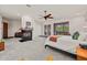 Spacious main bedroom with fireplace and seating area at 2661 E Birchwood Pl, Chandler, AZ 85249