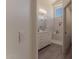 Elegant bathroom with modern lighting, a walk-in shower with marble tile, and luxurious features at 3940 E Heather Ct, Gilbert, AZ 85234