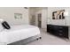 Comfortable main bedroom with walk-in closet and modern furniture at 3940 E Heather Ct, Gilbert, AZ 85234
