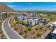Aerial view of new construction homes and desert landscaping at 4938 N Ascent Dr, Scottsdale, AZ 85251
