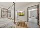 Bright bedroom suite with golf course view and a spa-like bathroom at 4938 N Ascent Dr, Scottsdale, AZ 85251