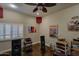 Bedroom featuring built-in bookshelves, and a sound system at 5431 E Piping Rock Rd, Scottsdale, AZ 85254
