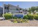 The San Marino community sign boasts mature landscaping and is clearly visible from the street at 600 W Grove Pkwy # 2188, Tempe, AZ 85283