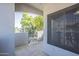 Charming front porch with view, gated entry and window offering a cozy welcome at 600 W Grove Pkwy # 2188, Tempe, AZ 85283