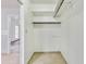 Walk-in closet features neutral walls, tile floors, and a clothing rack at 8411 E Via De Jardin --, Scottsdale, AZ 85258