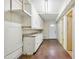 This area features wood floors, cabinets, and doors at 8411 E Via De Jardin --, Scottsdale, AZ 85258