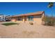 Single-story home with a charming garage, small yard, and gravel landscaping at 1430 N Ashland --, Mesa, AZ 85203