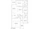 Detailed floor plan showcasing the layout of this home, including bedrooms, bathrooms, and living spaces at 14955 W Hackamore Dr, Surprise, AZ 85387