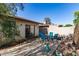 Private backyard with a patio area, ideal for outdoor entertaining and relaxation at 1807 E Jamaica Ave, Mesa, AZ 85204