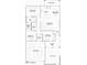Detailed floor plan showcases the layout of the home, including bedrooms, bathrooms, and living spaces at 24971 N 167Th Dr, Surprise, AZ 85387
