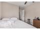 Simple bedroom featuring neutral colors, a double bed, and natural light for a comfortable living space at 2516 E San Manuel Rd, San Tan Valley, AZ 85143