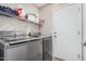 Functional laundry room equipped with modern Samsung washer and dryer at 2516 E San Manuel Rd, San Tan Valley, AZ 85143