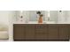 Elegant bathroom featuring double sinks, modern vanity, and stylish fixtures at 25233 N 177Th Dr, Surprise, AZ 85387