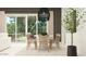 Bright dining area with natural light, modern table setting, and stylish decor at 25233 N 177Th Dr, Surprise, AZ 85387
