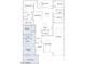 Detailed floor plan showcasing the layout of the home, including bedrooms, bathrooms, and living areas at 25233 N 177Th Dr, Surprise, AZ 85387