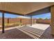 Outdoor patio with brick flooring and a covered space with shade at 2670 E Bellerive Dr, Gilbert, AZ 85298