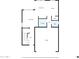Floor plan featuring kitchen, living room, dining area, and garage at 31269 N Cavalier Dr, San Tan Valley, AZ 85143
