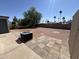 A patio and desert landscaped backyard at 318 N Pinal Dr, Apache Junction, AZ 85120