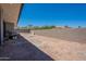 Spacious backyard with views of mountains and blue sky at 5145 N Ascent Dr, Scottsdale, AZ 85251