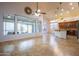 Open living area with a kitchen, dining area and lots of natural light at 760 N Swallow Ln, Gilbert, AZ 85234