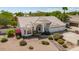 Aerial view of home with manicured front yard and 3-car garage at 804 N 46Th St, Mesa, AZ 85205