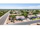 Aerial view of property showcasing desert landscaping, mature trees and curb appeal at 804 N 46Th St, Mesa, AZ 85205