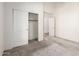 Bedroom featuring sliding closet doors and access to another room at 804 N 46Th St, Mesa, AZ 85205