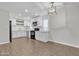 Bright, newly renovated kitchen with white cabinets, subway tile backsplash, and modern appliances at 1051 S Dobson Rd # 67, Mesa, AZ 85202