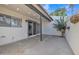 Inviting covered patio, perfect for entertaining, with views of the sky at 1051 S Dobson Rd # 67, Mesa, AZ 85202