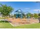 Community playground for children, with slides, swings, and play equipment at 10538 E Naranja Ave, Mesa, AZ 85209