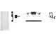 Interior fixtures like a door, black hardware, and bathroom light fixture and faucet at 11410 E Utah Ave, Mesa, AZ 85212