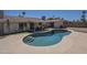 Gorgeous backyard with a pool and covered patio at 12234 S Pewaukee St, Phoenix, AZ 85044