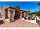 Inviting covered patio with dining and lounge areas, perfect for outdoor relaxation and entertaining at 1521 W Kent Dr, Chandler, AZ 85224