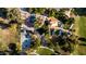 Aerial view of a park featuring playground, basketball courts, and green spaces at 1521 W Kent Dr, Chandler, AZ 85224